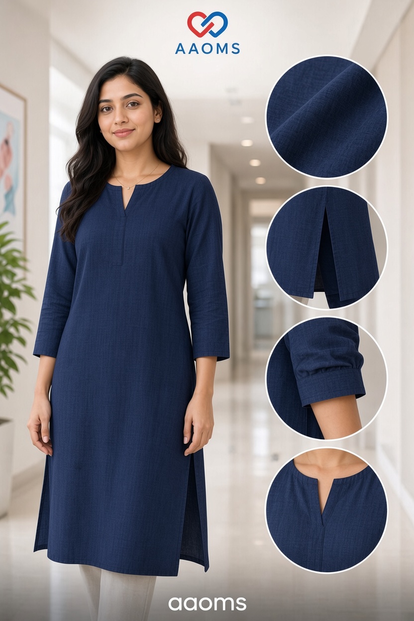 Casual Everyday Dress (Navy)