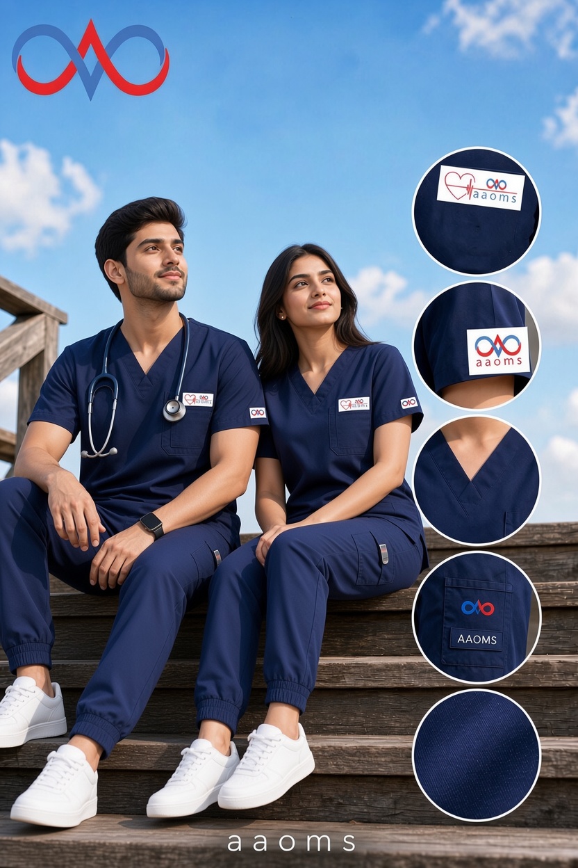 Unisex Jogger Scrubs (Navy)