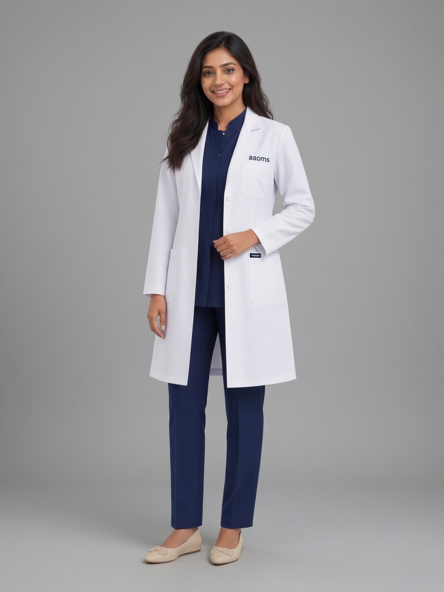 Men's Lab Coat (White)